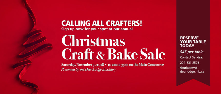 Deer Lodge Auxiliary Christmas Craft & Bake Sale 1