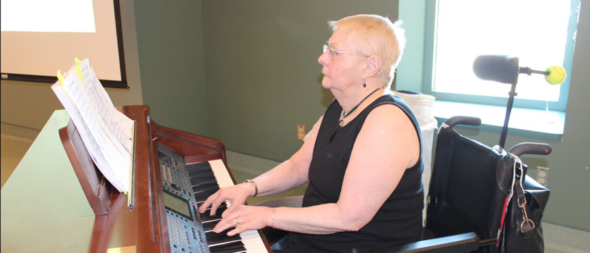 Deer Lodge Centre’s physiotherapy program strikes the right note for organist 19